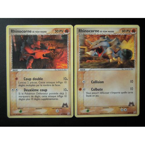 Team Aqua - Rhinocorne (67) + Rhinocorne (68/95)