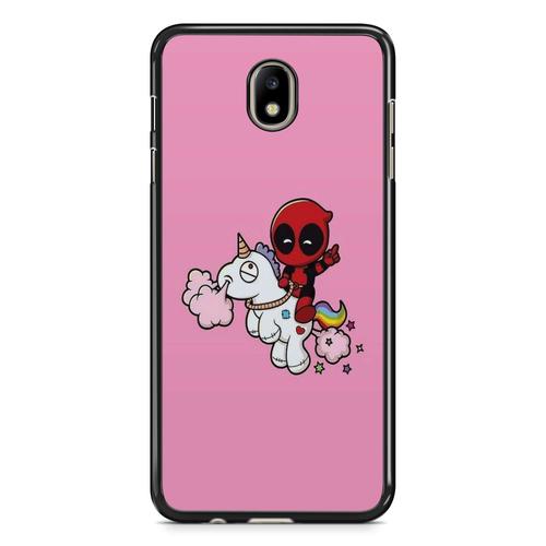 Coque Pour Samsung Galaxy J7 2017 ( J730 ) Licorne Unicorn Cute Cheval Animaux Mystiques Ref 1172