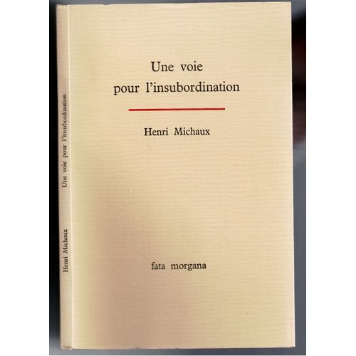 Une Voie Pour L'insubordination - 1/1720 Ex. Sur Vergé Teinté