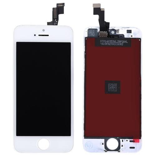 Écran Lcd Monté Vitre Tactile + Outils Pour Apple Iphone 5s Blanc Avec Chassis