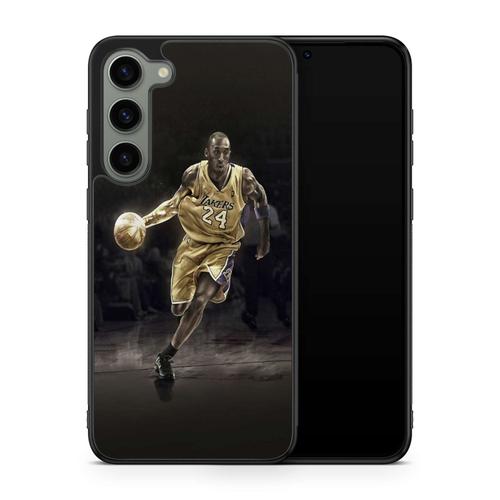 Coque Pour Samsung Galaxy S23 Ultra Légende Jordan Lebron James Kobe Bryant Basket Ball Star Numéro 23 24 Ballon Street Hiphop Ref 100