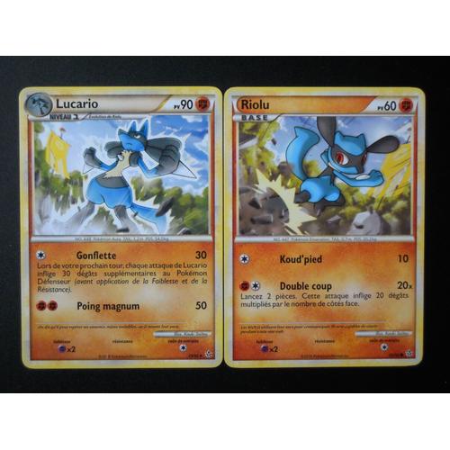 Déchaînement - Lucario (19) + Riolu (60/95)