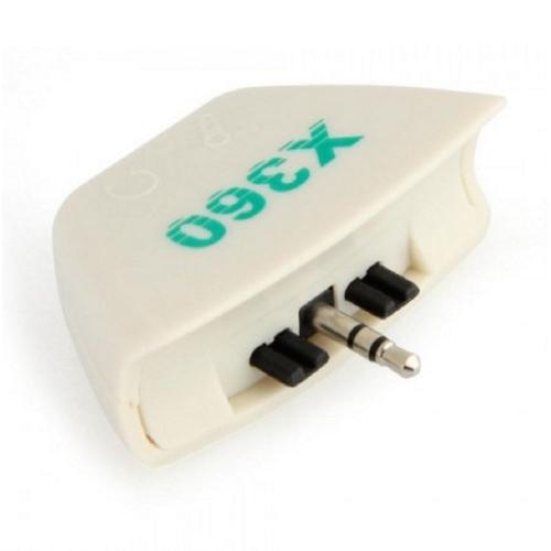 Adaptateur Convertisseur Casque Et Micro - Prise Jack 3.5 Mm - Pour Microsoft Xbox 360 Xbox360 - Blanc