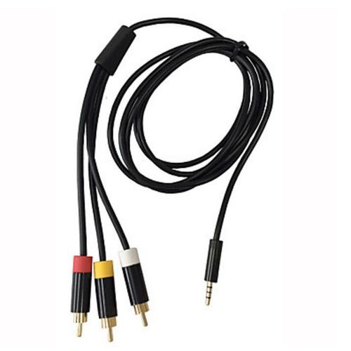 Câble Composite AV RCA TV pour Microsoft XBox 360E Elite - 1,80 mètre