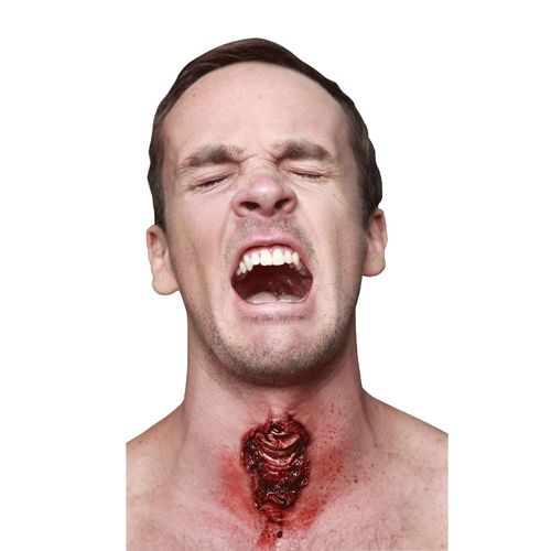 Fausse Blessure Gorge Apparente Adulte Halloween Taille Unique