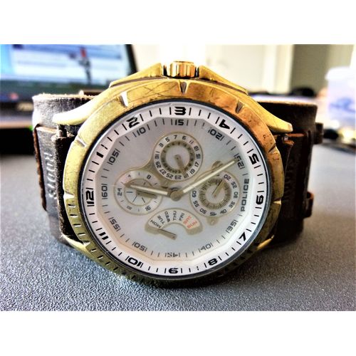 Police Montre Homme Édition Limitée 1995 Anq1053