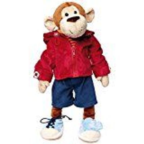 Sigikid - 40989 Garçon - Peluche D'activités Singe - Habillage Et Déshabillage - Multicolore