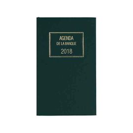 Lecas Agenda Banquier Privilège Large 18 X 29 Cm 2 Volumes Noir