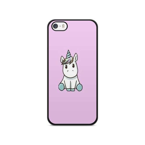 Coque Pour Iphone 7 / 8 / Se 2020 / Se 2022 Silicone Tpu Licorne Unicorn Cute Cheval Animaux Mystiques Ref 205