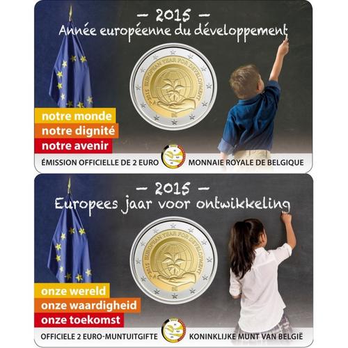 Coincard 2 Euros Commémorative Belgique: 2015 