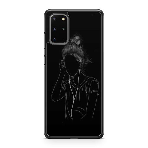 Coque Pour Samsung Galaxy S10 Lite Silicone Tpu Line Art Drawing Bébé Amour Animaux Women In Love Abstrait Ligne Dessin Ref 247