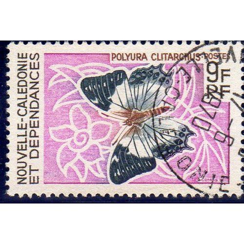 Timbre-Poste De Nouvelle-Calédonie (Papillon Polyura Clitarchus)