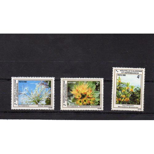 Timbres-Poste De Nouvelle-Calédonie (Flore Calédonienne)