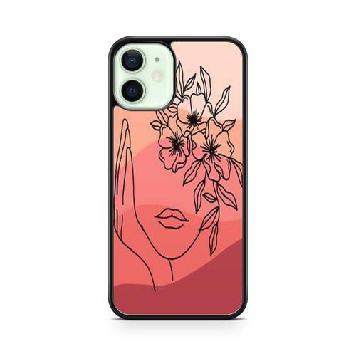 Coque Pour Iphone 13 Silicone Tpu Line Art Drawing Bébé Amour Animaux Women In Love Abstrait Ligne Dessin Ref 11120