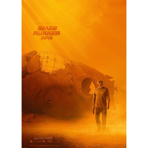 Blade Runner 2049 - Véritable Pré-Affiche De Cinéma Pliée - Format 40x60 Cm - De Denis Villeneuve Avec Ryan Gosling, Harrison Ford, Jared Leto, Robin Wright, Ana De Armas, Sylvia Hoeks -2017