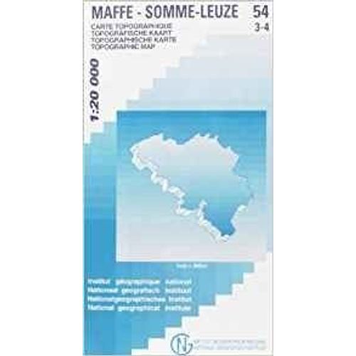 Belgique - Maffe / Somme-Leuze 1/20,000