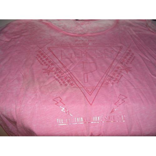T-Shirt Guess 38 Rose Neuf