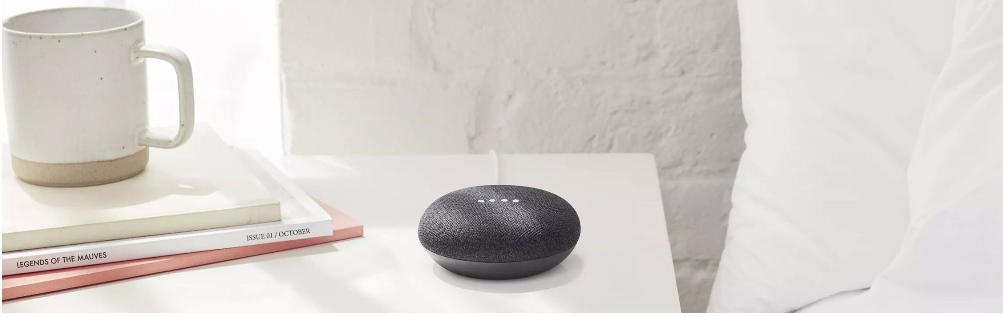 Google Home Mini - Enceinte assistant vocal - Noir charbon_image_5|Rakuten