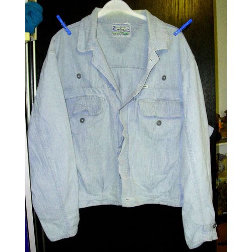 Blouson En Jean Bleu Clair