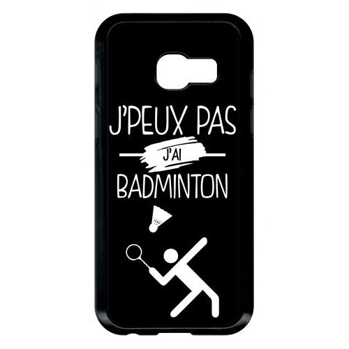 Coque Galaxy A3 (2017) - J Peux Pas J Ai Badminton 2 - Noir