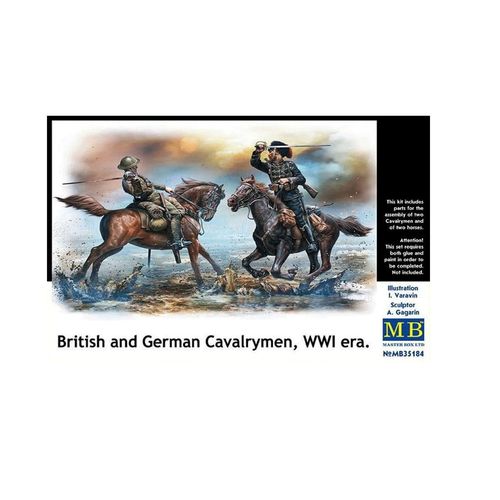 Figurines : Cavaliers Anglais Et Allemand