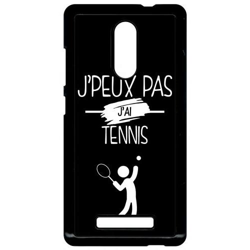 Coque Xiaomi Redmi Note 3 - J Peux Pas J Ai Tennis 2 - Noir