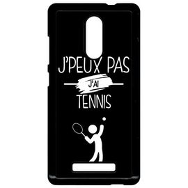 Coque Xiaomi Redmi Note 3 - J Peux Pas J Ai Tennis 2 - Noir