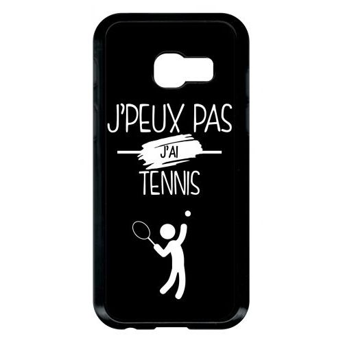 Coque Galaxy A3 (2017) - J Peux Pas J Ai Tennis 2 - Noir