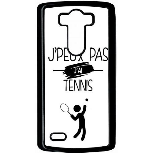 Coque Lg G3 - J Peux Pas J Ai Tennis 1 - Noir