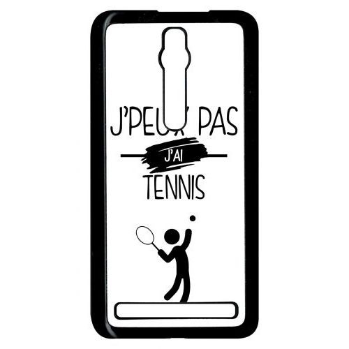 Coque Asus Zenfone 2 Ze551ml - J Peux Pas J Ai Tennis 1 - Noir