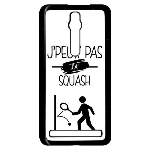 Coque Asus Zenfone 2 Ze551ml - J Peux Pas J Ai Squash 1 - Noir