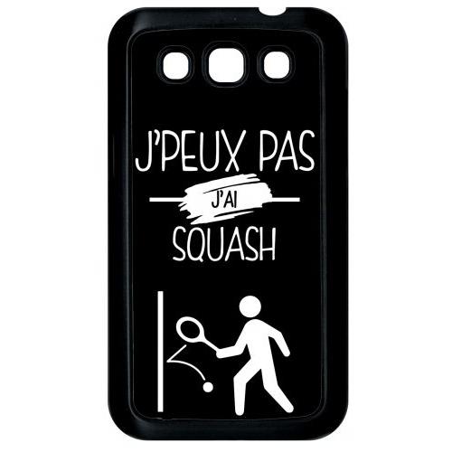 Coque Galaxy Win I8550 - J Peux Pas J Ai Squash 2 - Noir