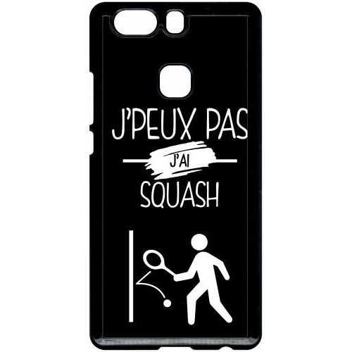 Coque Huawei Ascend P9+ - J Peux Pas J Ai Squash 2 - Noir