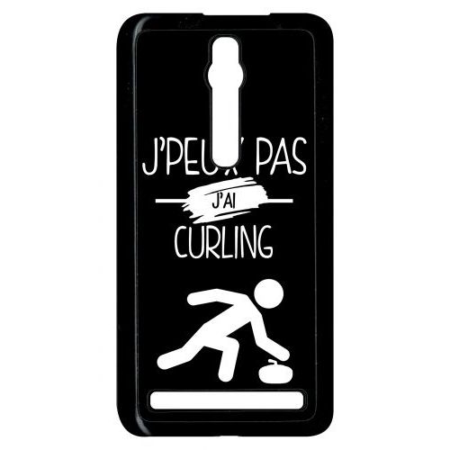 Coque Asus Zenfone 2 Ze551ml - J Peux Pas J Ai Curling 2 - Noir