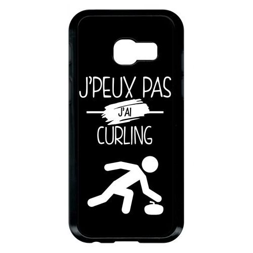 Coque Galaxy A3 (2017) - J Peux Pas J Ai Curling 2 - Noir