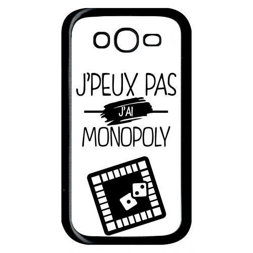 Coque Galaxy Grand Prime Duos Tv - J Peux Pas J Ai Monopoly 1 - Noir