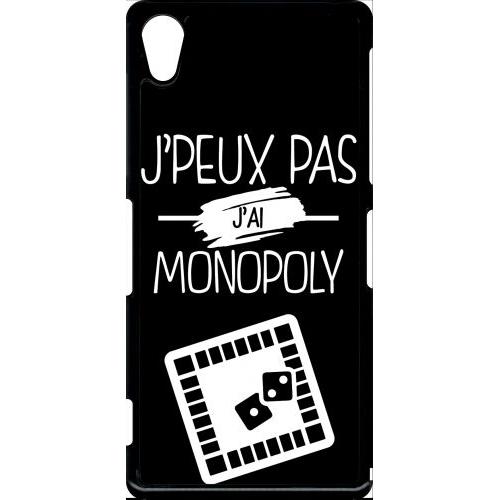 Coque Xperia Z2 - J Peux Pas J Ai Monopoly 2 - Noir