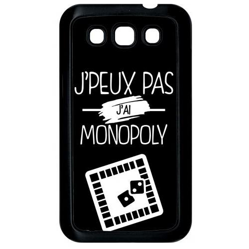Coque Galaxy Win I8550 - J Peux Pas J Ai Monopoly 2 - Noir