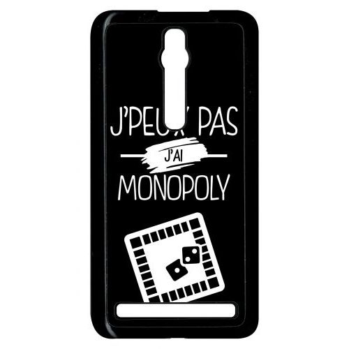 Coque Asus Zenfone 2 Ze551ml - J Peux Pas J Ai Monopoly 2 - Noir