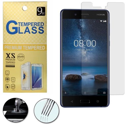 Film De Protection Vitre Verre Trempe Transparent Pour Nokia 8