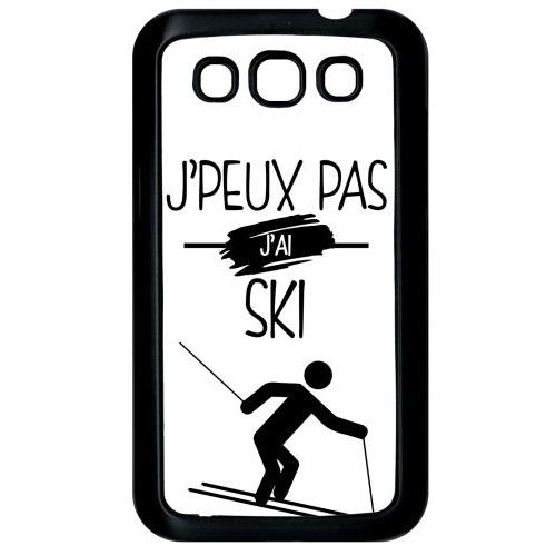Coque Galaxy Win I8550 - J Peux Pas J Ai Ski 1 - Noir