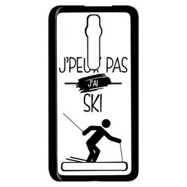 Coque Asus Zenfone 2 Ze551ml - J Peux Pas J Ai Ski 1 - Noir