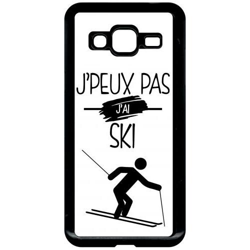 Coque Galaxy J3 (2016) - J Peux Pas J Ai Ski 1 - Noir
