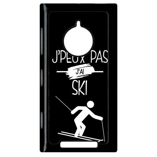 Coque Nokia Lumia 830 - J Peux Pas J Ai Ski 2 - Noir