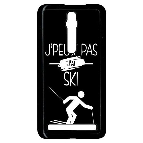 Coque Asus Zenfone 2 Ze551ml - J Peux Pas J Ai Ski 2 - Noir