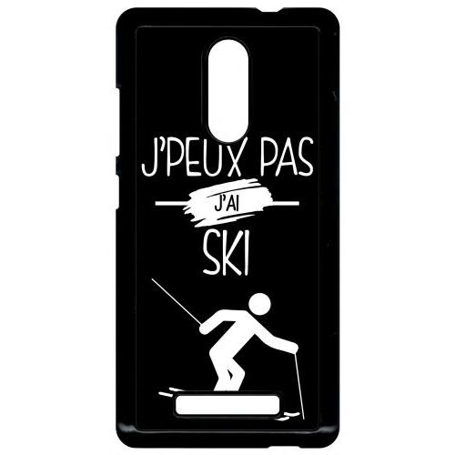 Coque Xiaomi Redmi Note 3 - J Peux Pas J Ai Ski 2 - Noir