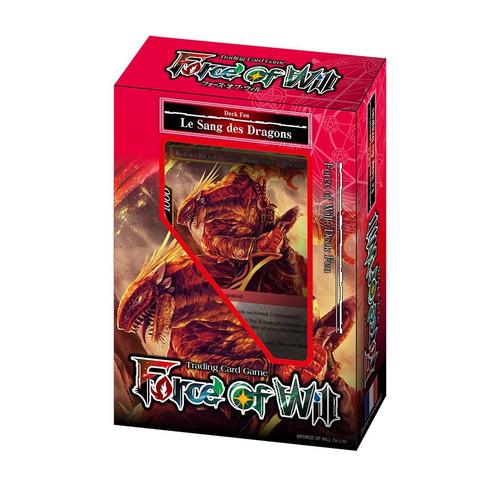 Force Of Will - Starters Français - 2017 Deck De Démarrage Feu - Le Sang Des Dragons