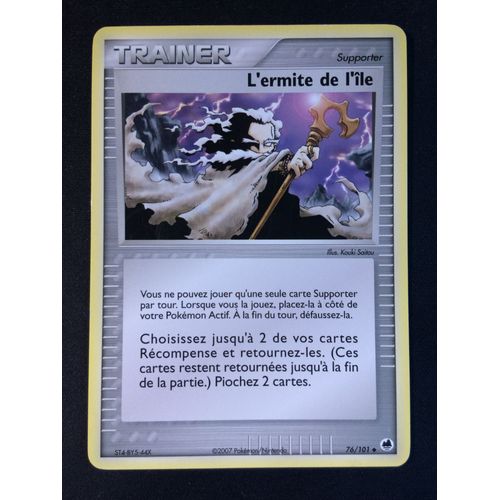 L'ermite De L'île 76/101 Set Ex Ile Des Dragons Fr
