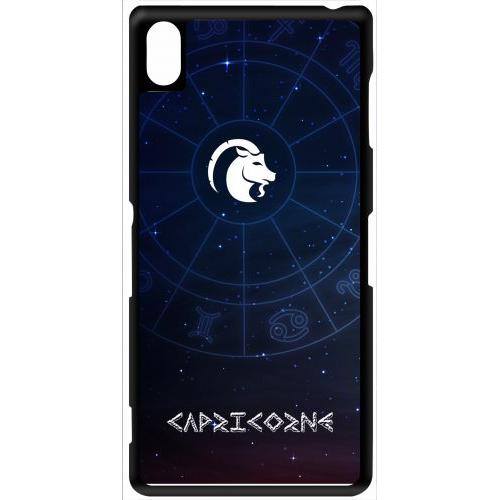 Coque Xperia Z3 - Signe Astrologique Capricorne - Noir