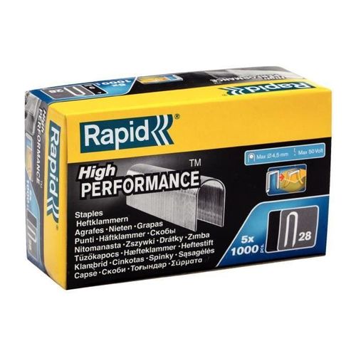 RAPID Agrafes galvanisées pour câbles - N°28/11 mm